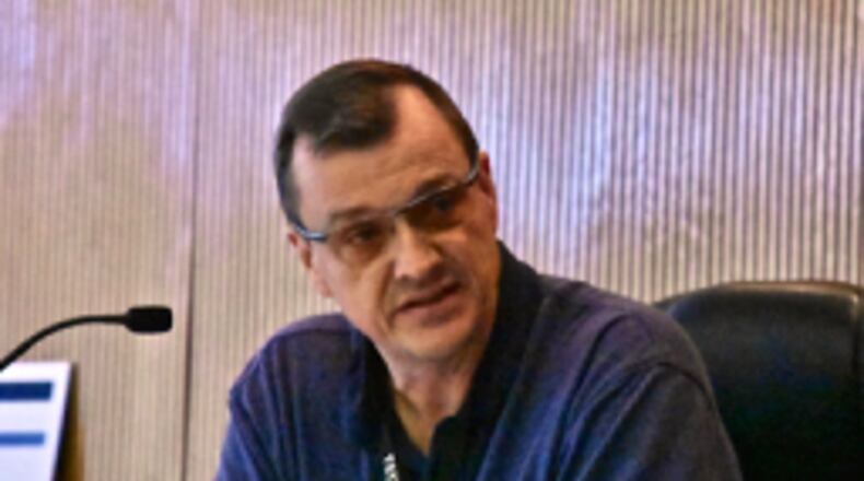 Fayette County commissioner Steve Brown defended his search of personnel files while looking into reports of misconduct at the 911 Communications Center. Jill Howard Church for the AJC