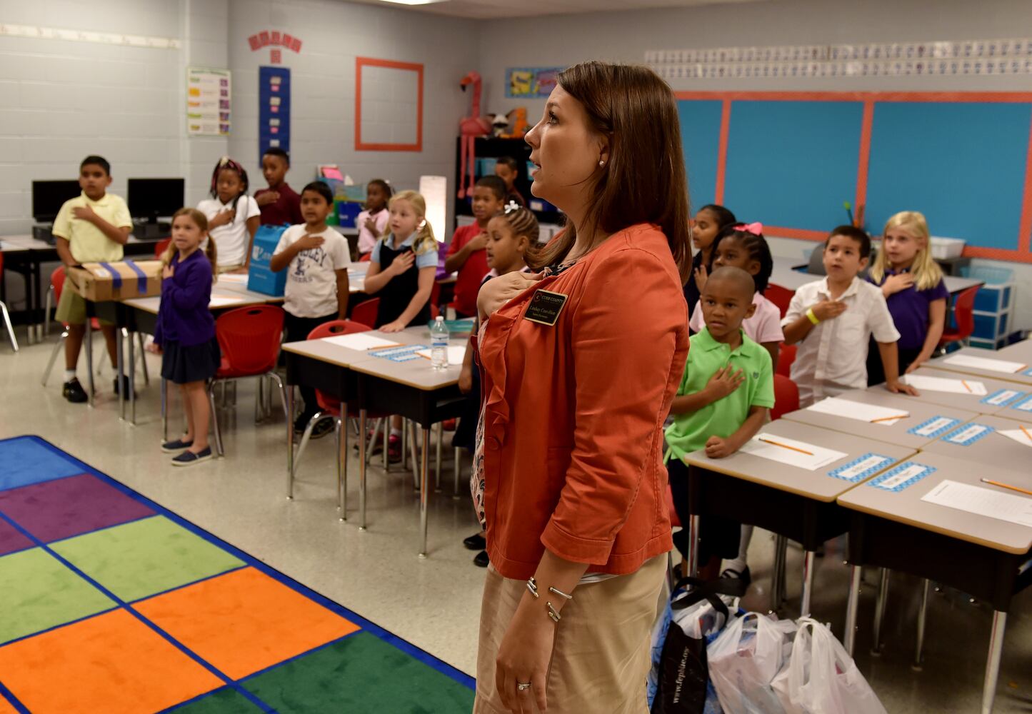 Back to school at: Teasley Elementary