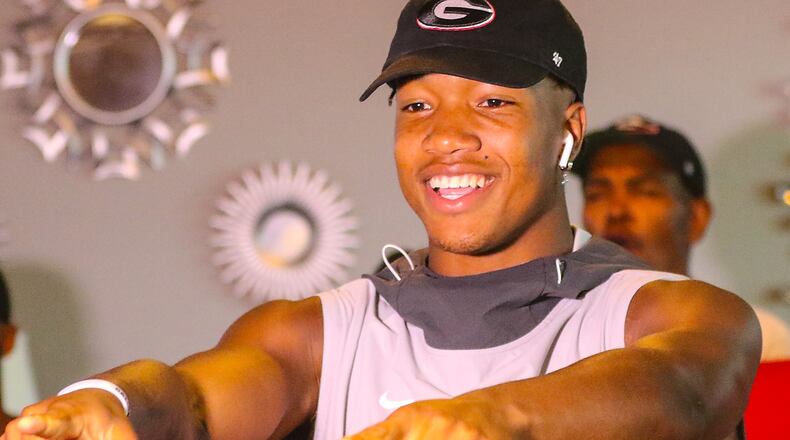 Kendall Milton of Clovis, Calif., became the latest in a long line of elite running backs to choose the Georgia Bulldogs as his college football program.