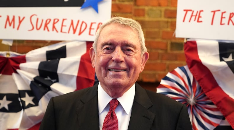 NEW YORK, NY - AUGUST 10: Journalist Dan Rather attends "The Terms Of My Surrender" Broadway Opening Night at Belasco Theatre on August 10, 2017 in New York City. (Photo by Mike Coppola/Getty Images)
