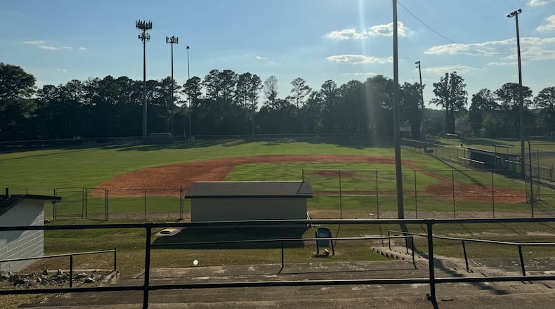 Earlier this year, The Marquis Grissom Baseball Association and Jay Edwards, the national alumni president at Morehouse College wanted to makeover Bill Evans Baseball Field with a new turf field, dugouts, public seating, and an indoor facility for batting practice. Credit: Adrianne Murchison