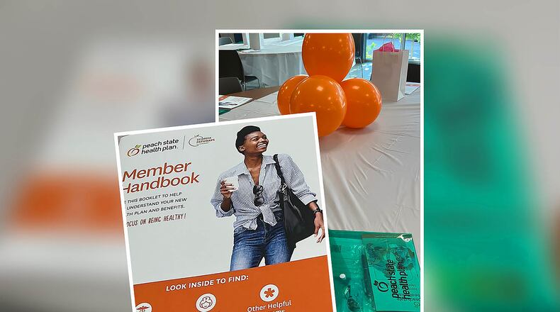 Only one enrollee attended a nearly two-hour event for people in Georgia’s experimental Medicaid program, "Pathways to Coverage," which requires participants to document that they’re working, studying, or performing other qualifying activities for 80 hours a month in exchange for health coverage. (Renuka Rayasam / KFF Health News)