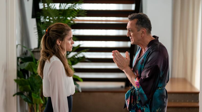 Hank Azaria as Jim Brockmire, Amanda Peet as Jules - Brockmire _ Season 4, Episode 5 - Photo Credit: Jace Downs/IFC
