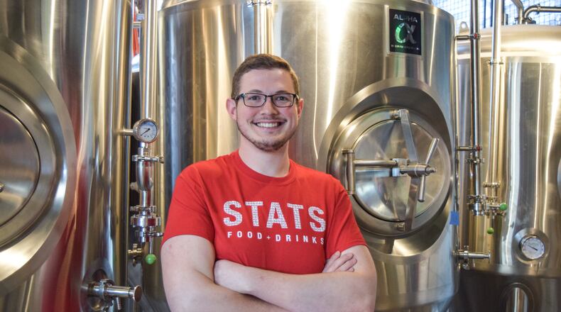 STATS Brewpub brewer Austin Edwards. Credit: Tori Allen.0