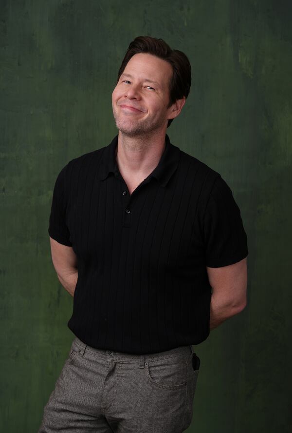 Ike Barinholtz, a cast member in the Apple TV+ series "The Studio," poses for a portrait on Thursday, March 20, 2025, in Los Angeles. (AP Photo/Chris Pizzello)