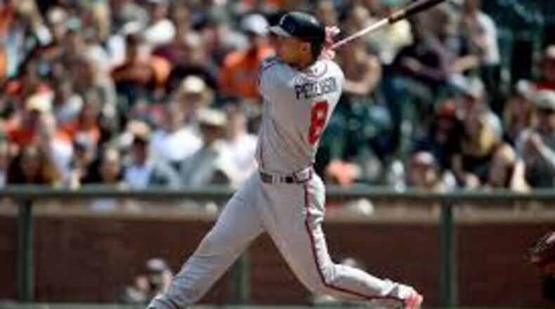 Jace Peterson, who homered to start the Braves' four-run fifth inning Tuesday, is 13-for-46 (.283) in 15 games against the Mets this season, with team highs in extra-base hits (eight, including two homers), runs (10) and RBIs (10). (Getty Images)