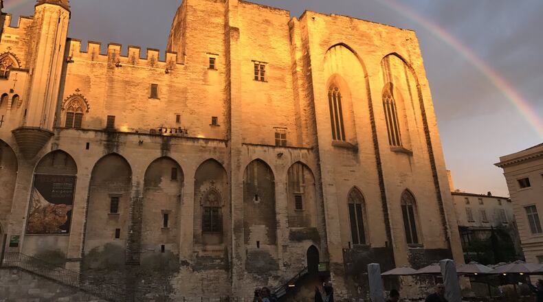 David Ellwanger submitted this photo. “My wife and I were in Avignon on a trip to Provence, France. It had been raining most of the afternoon, but it finally stopped so we ventured out of our hotel at dusk,” he wrote. “We turned the corner into the courtyard of the Palace of the Popes, and saw this magnificent rainbow over the palace, with the building bathed in the last rays of the day. It only lasted a few minutes, then it was gone.”