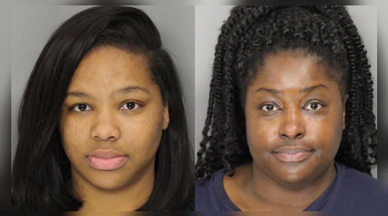 Mikala Genea Flonnoy (left), Alicia Shellree Nelson