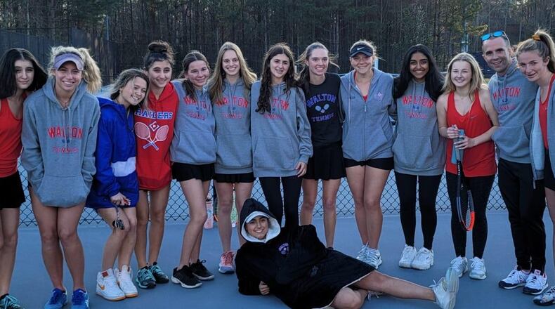 The Walton girls tennis team will be trying to win the school's 22nd state championship in 2022.
