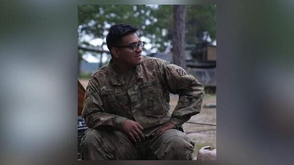U.S. Army Sgt. Edvin Francisco Franco, 25, went missing during a training mission in Lithuania this week.