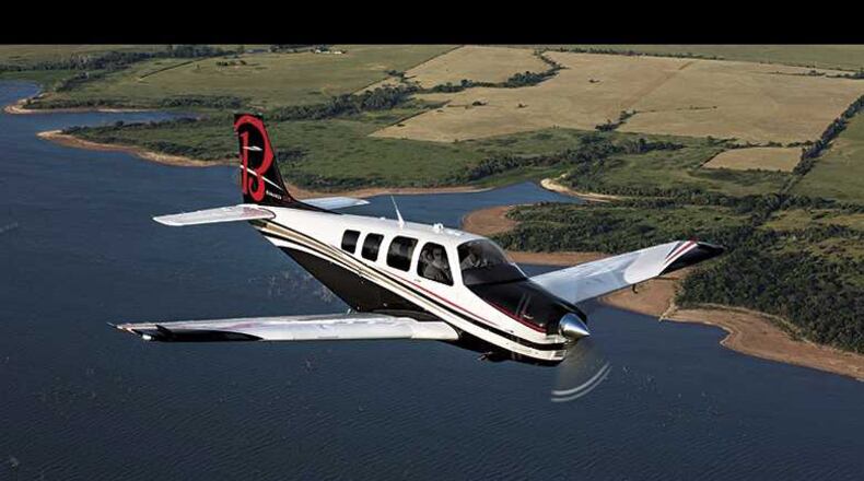 This is a newer version of the model of plane that crashed in Bryan County on Monday. The plan that crashed was a Beechcraft Bonanza.