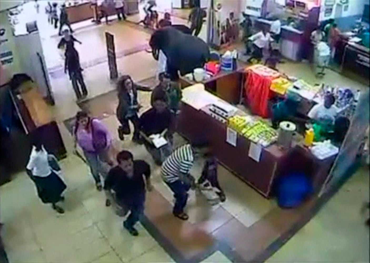 Inside Westgate Mall in Nairobi, Kenya