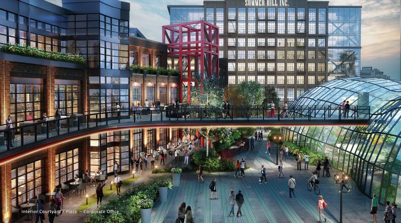 Rendering of Georgia State University/Carter redevelopment of 68-acre Turner Field area.