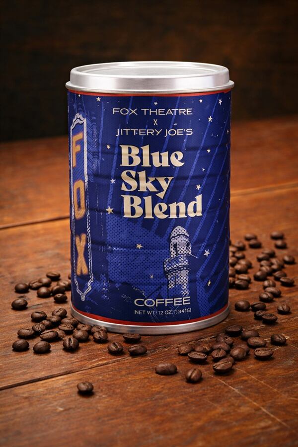 Coffee benefiting the Fox Theatre from Jittery Joe’s. (Courtesy of Jittery Joe’s)