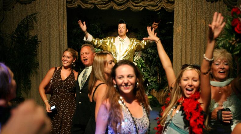 Wedding bells were in the air Saturday in Las Vegas wedding chapols.