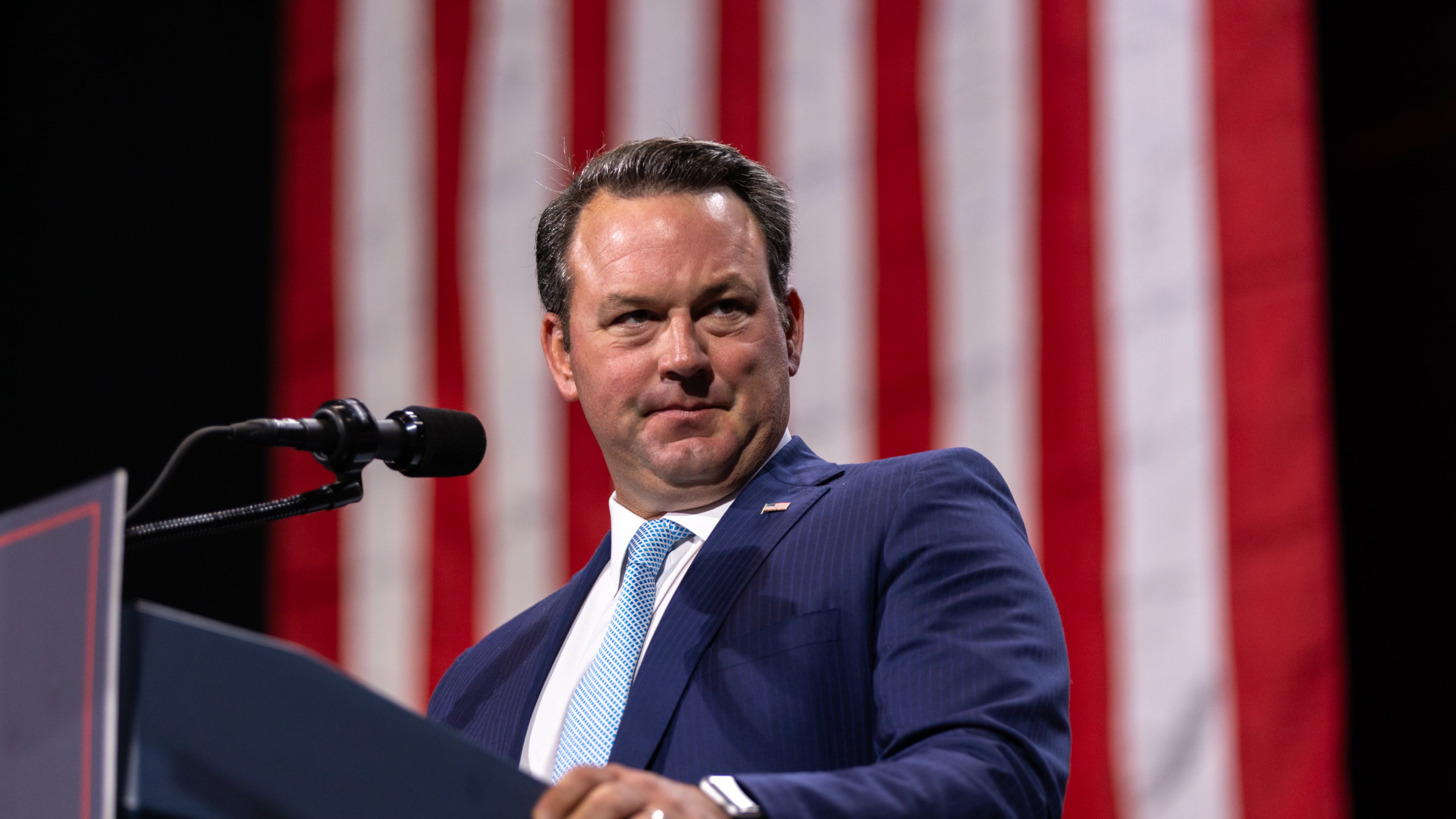 Lt. Gov. Burt Jones is a Republican candidate for governor of Georgia. (Arvin Temkar/AJC)