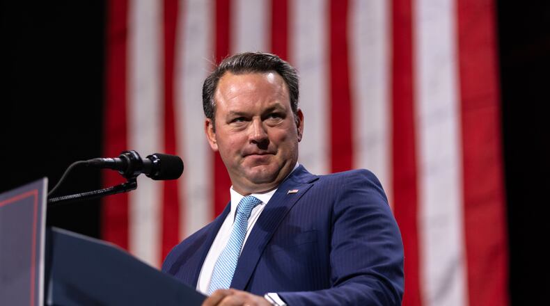 Lt. Gov. Burt Jones is a Republican candidate for governor of Georgia. (Arvin Temkar/AJC)