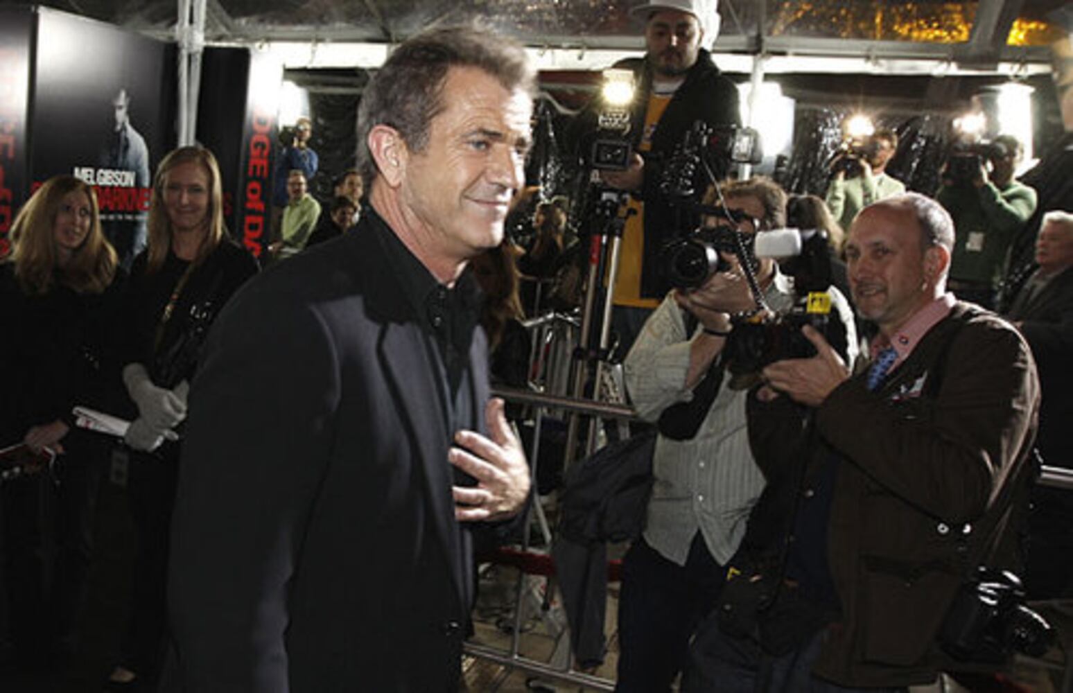 The premiere of Mel Gibson's "Edge of Darkness"