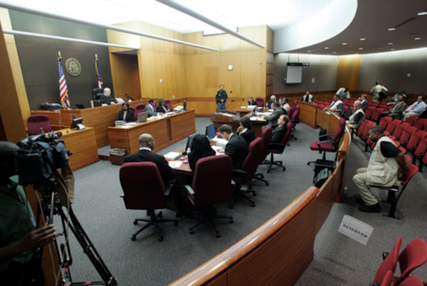 Brian Nichols in Judge Fuller's courtroom