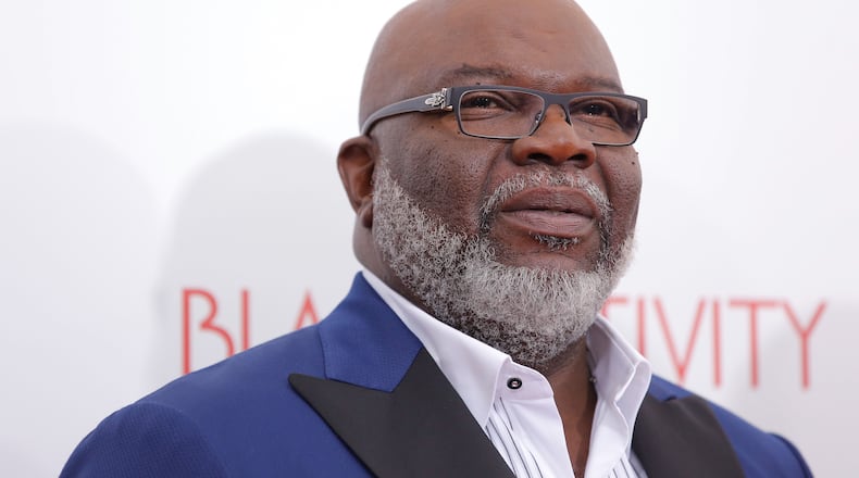NEW YORK, NY - NOVEMBER 18: T.D. Jakes attends the"Black Nativity" premiere at The Apollo Theater on November 18, 2013 in New York City. (Photo by Jemal Countess/Getty Images)