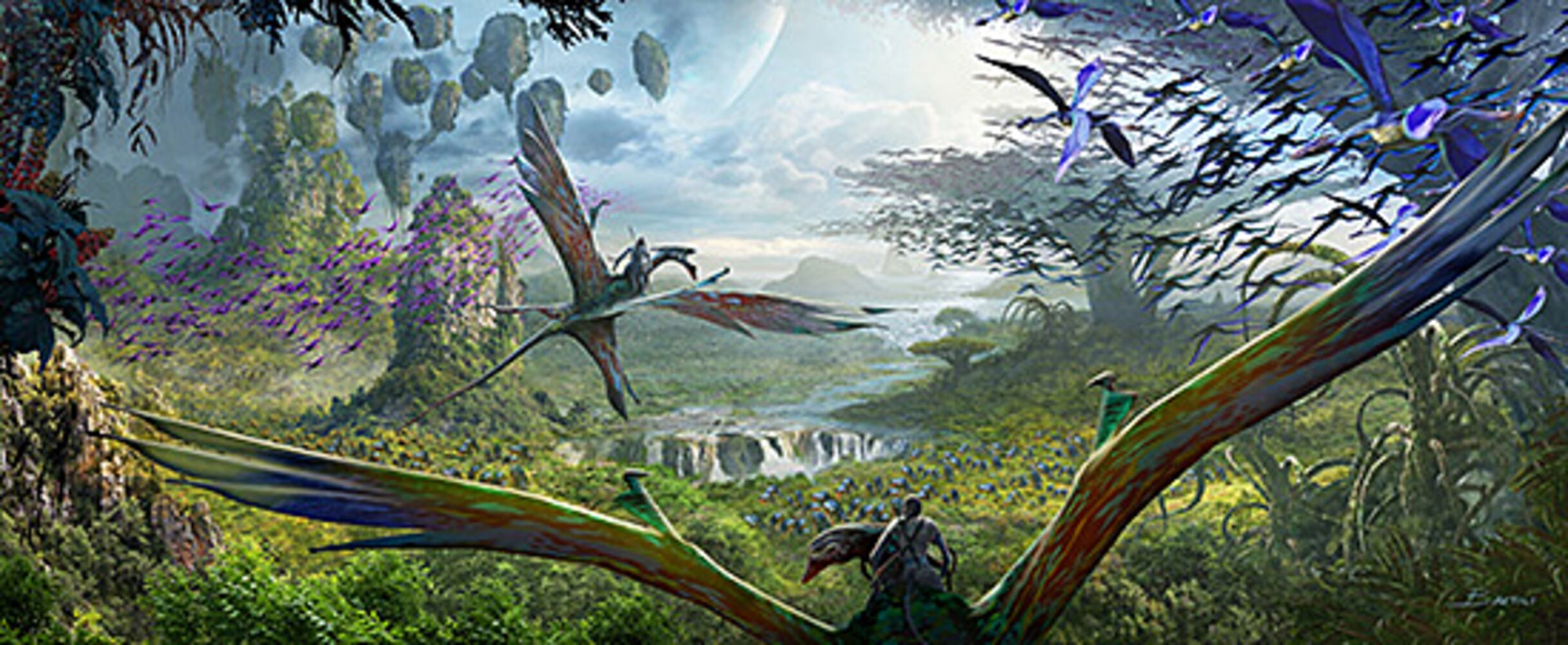 Avatar's Pandora world renderings at Animal Kingdom