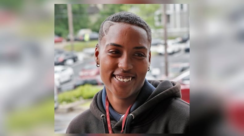 Nadiyah Muhammad is enrolled in YouthBuild at WorkSource Atlanta. The jobs agency provides career training and work readiness programs, including GED Education and YouthBuild, and it partners with other companies or agencies to provide resources to get people into jobs. (Photo: Bob Andres / bandres@ajc.com)