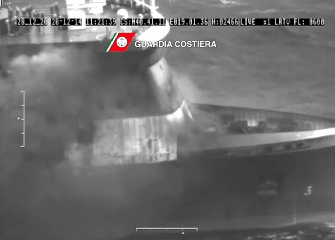 Ferry fire