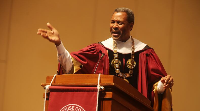 Morehouse President John Silvanus Wilson, Jr., was among the HBCU presidents meeting this week with Donald Trump.