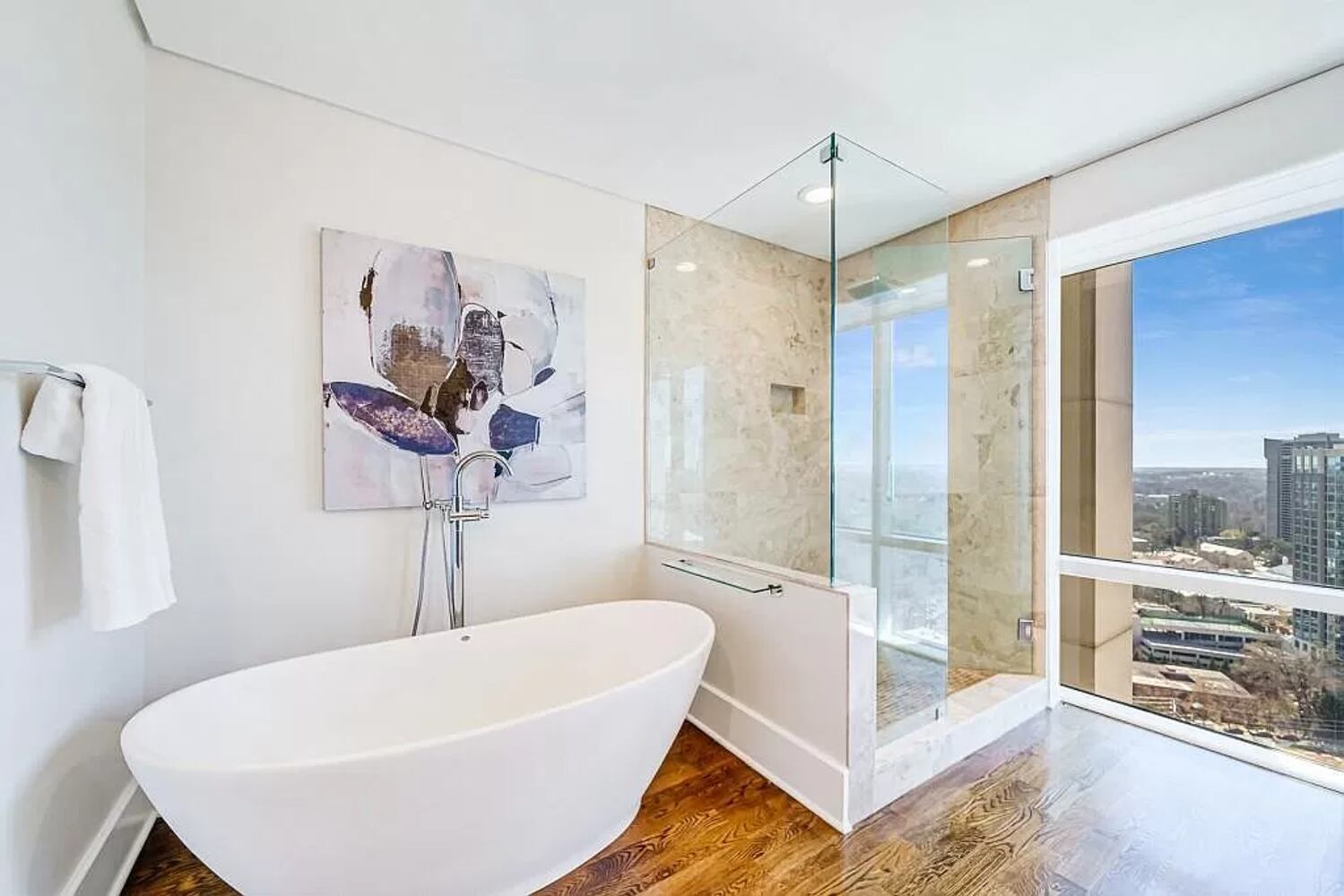 This $1.49 million Buckhead penthouse offers views of Atlanta’s skyline