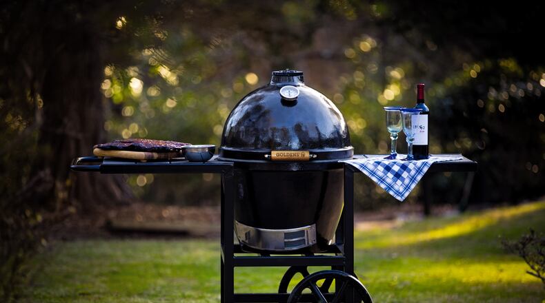 Kamado cooker from Goldens’ Cast Iron/Provided by John D. Pyle