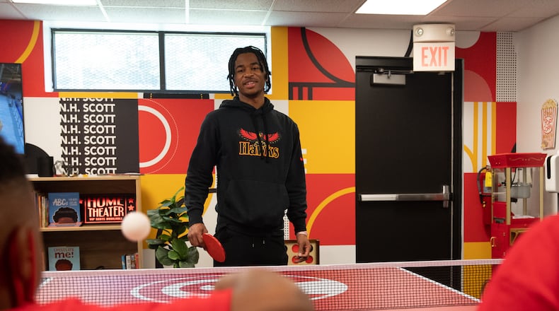 Cooper, a guard for the Atlanta Hawks, also attended the event, sharing that he is proud to a part of an organization that works in the community.