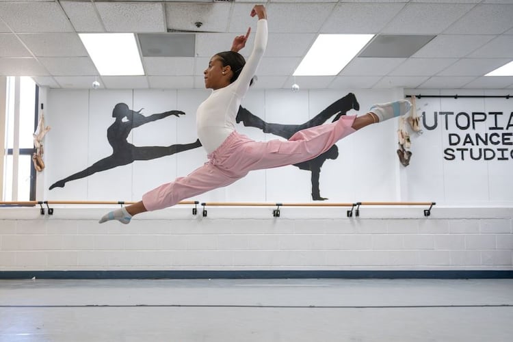 Skylar Dodson enjoys dancing with the Atlanta Ballet Centre for Dance Education. She participates in the community engagement program, which introduces children from diverse backgrounds to the world of dance. (Courtesy of Amber Times)