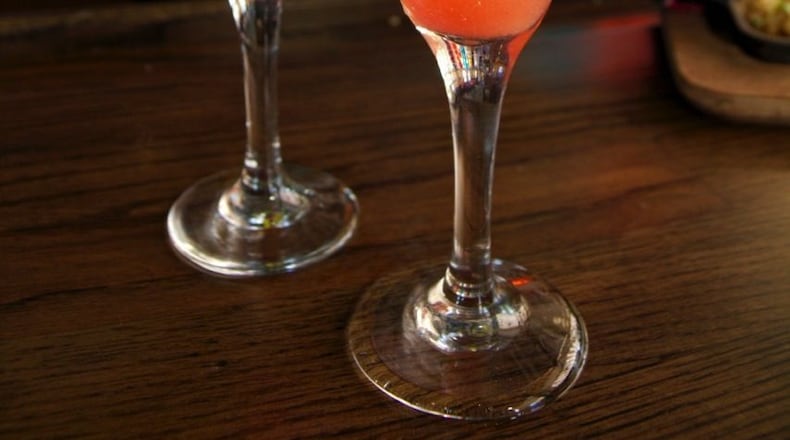 Drink up with cool cocktails like $5 sangrias. Photo credit: Red Pepper Taqueria.