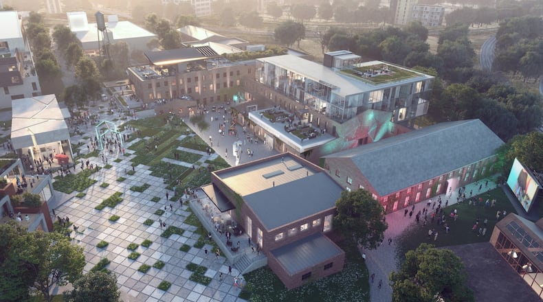 The redeveloped Goat Farm will become a densely developed center of activity. Some artists worry that it will lose its tranquil charm. CONTRIBUTED: GOAT FARM