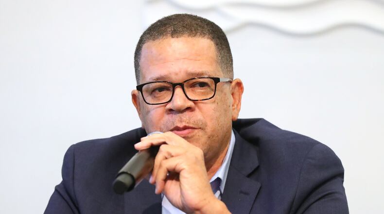 Atlanta candidate for mayor John Eaves, at a mayoral forum on Tuesday, Sept. 19, 2017, in Atlanta. Curtis Compton/ccompton@ajc.com