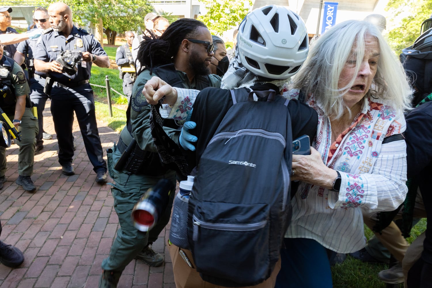 Emory University Protesters and Encampment

