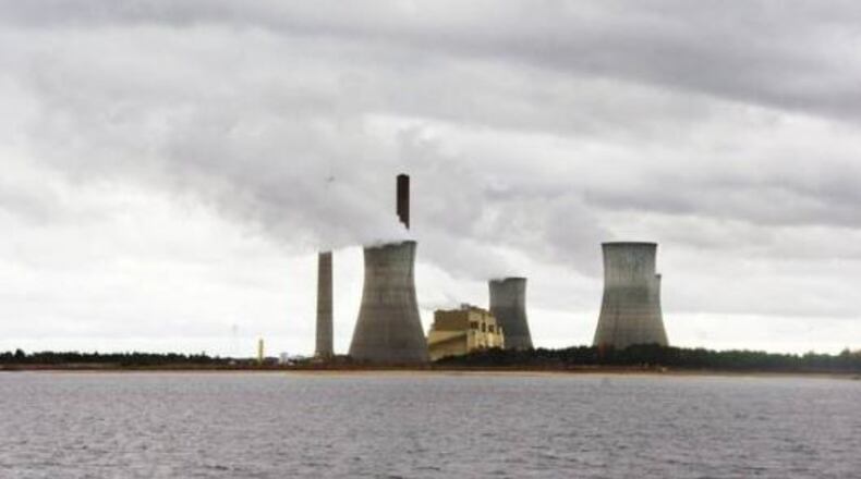 Georgia Power's Plant Scherer. (Credit: Macon Telegraph)