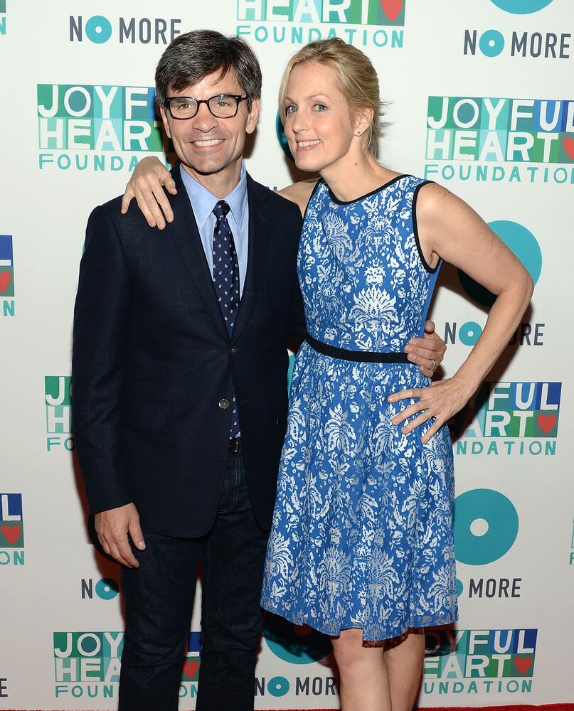 Good Morning America anchor George Stephanopoulos and wife Alexandra Wentworth