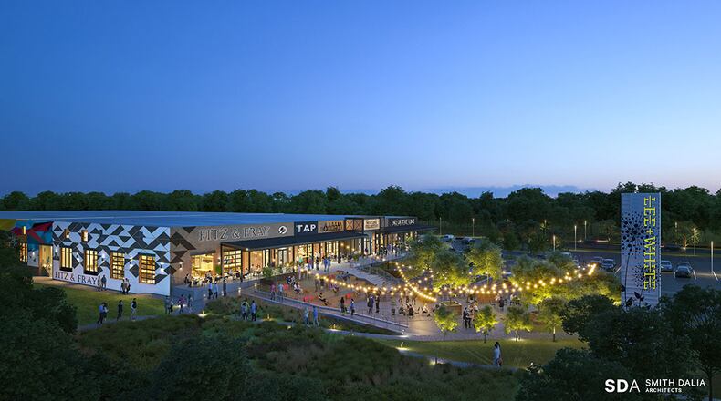 A rendering of the forthcoming food hall at the Lee + White development in Atlanta. / Courtesy of MDH Partners and Ackerman & Co.