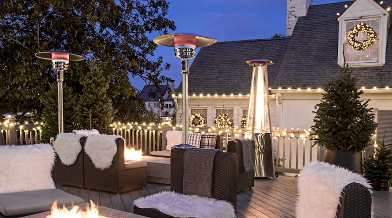 The cozy atmosphere of outdoor fire pits coupled with an overall ski lodge vibe makes Yebo the perfect place for drinks this season. Photo credit: Heidi Geldhauser