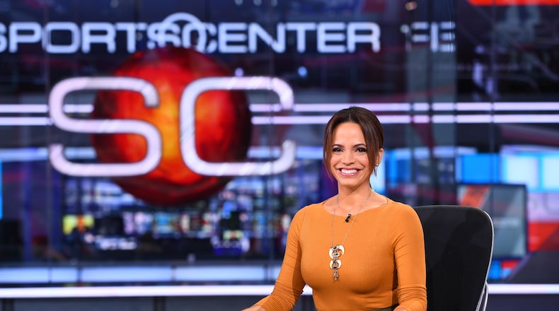 Bristol, CT - October 5, 2016 - Studio X: Elle Duncan on the set of SportsCenter (Photo by Joe Faraoni / ESPN Images)