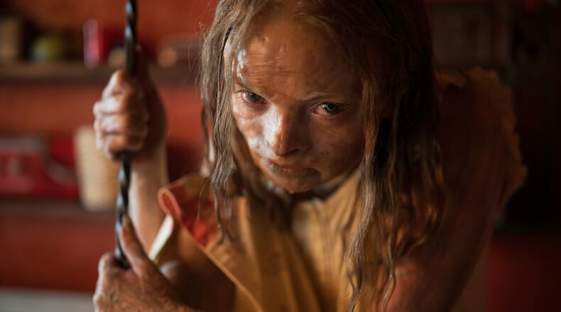 This image released by Warner Bros. Pictures shows Natalie Grace in a scene from "Lee Cronin's The Mummy." (Warner Bros. Pictures via AP)