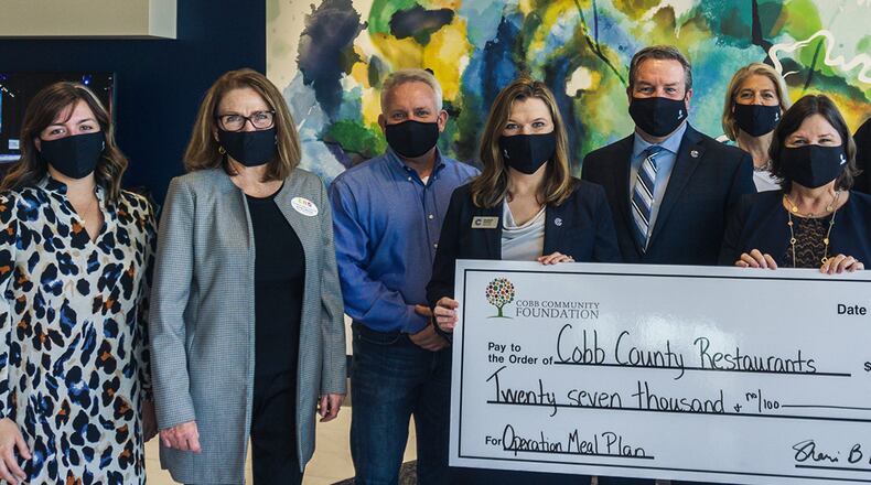 Totaling $27,000, the final round of grants for this year's Operation Meal Plan initiative has been distributed to six Cobb nonprofits by the Cobb Community Foundation and the Cobb Chamber of Commerce.