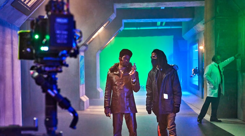 Netflix has been a major supporter of Georgia with productions such as "Stranger Things," "Ozark," "Cobra Kai" and an upcoming Jamie Foxx movie (above) called "They Cloned Tyrone." Cr. Parrish Lewis/Netflix © 2023.