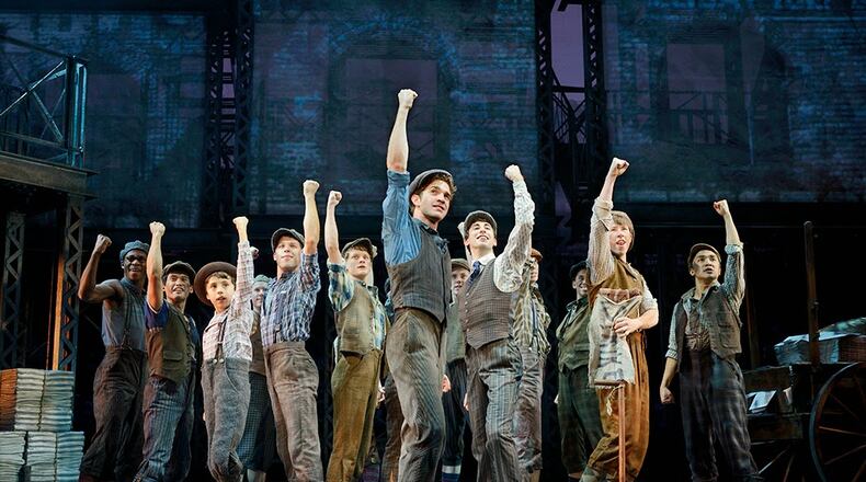 The North American tour of “Disney’s Newsies” is coming to Fox Theatre Tuesday. CONTRIBUTED BY DEEN VAN MEER