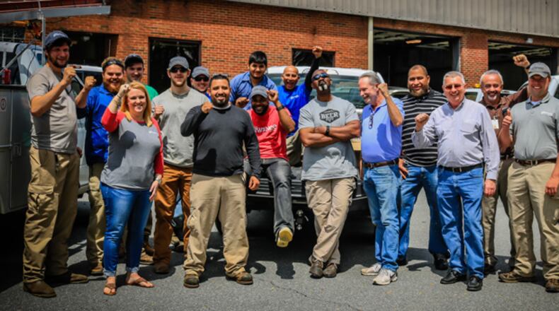 Suwanee Public Works Division’s responsibilities include grounds maintenance, road and sidewalk maintenance, street sign installation, fleet maintenance, snow and ice control, water treatment and distribution system maintenance, and litter control. (City of Suwanee)