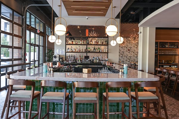 Views of interior of Baraonda in Sandy Springs shown on Monday, Sept. 18, 2023. (Natrice Miller/AJC)