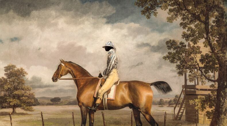 Todd Murphy's "Untitled (Isaac Murphy)" is being shown in a new exhibit of the late artist's work at the Bill Lowe Gallery. (Photos by Mike Jensen)