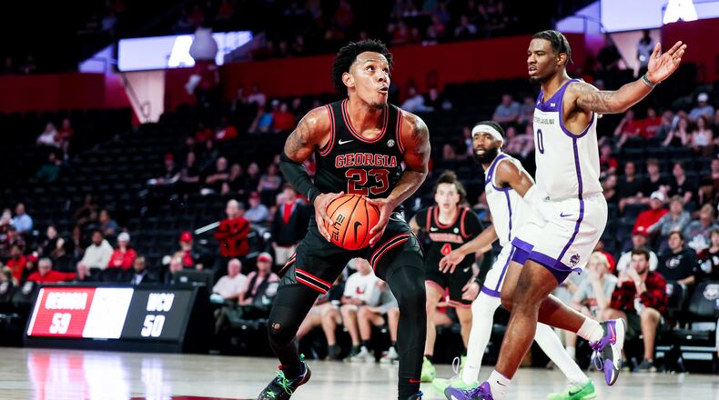 Georgia's Braelen Bridges finished with 21 points, 13 rebounds and a block.. (File photo by Tony Walsh/UGA Athletics)