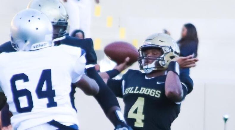 Lithonia quarterback Savion Lawson is a first-year starter.